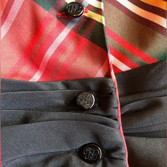 EUC Ralph Lauren Basically Brand New Baby Girl Dress Set-Plaid Dress + Bloomers - Picture 7 of 9